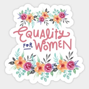 Equality women Sticker